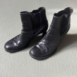 Cole Haan Country Womens High Heeled Boots Size 9 Black Leather Booties